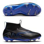 Nike Junior Zoom Mercurial Superfly 9 Academy FG Soccer Cleats | Black Pack