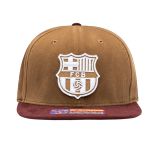 Fan Ink FC Barcelona Cognac Snapback Hat