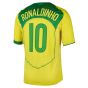 Nike Brazil 2004 T90 Reissue Men's Jersey RONALDINHO 10
