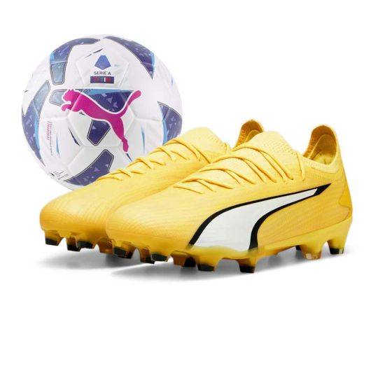 PUMA Ultra Ultimate FG/AG Soccer Cleats | Voltage Pack