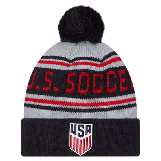 New Era USA Knit Pom Beanie