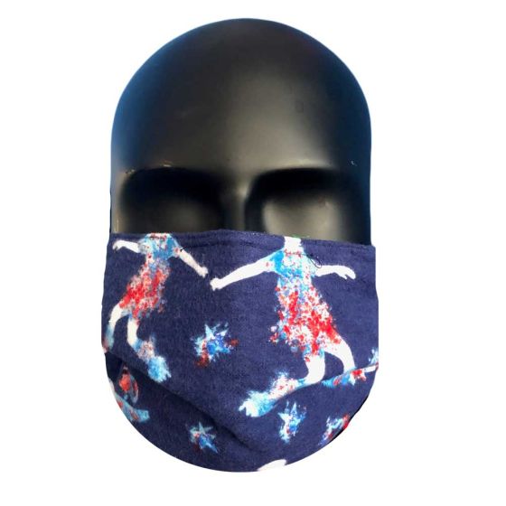 Soccer Print Protective Mask
