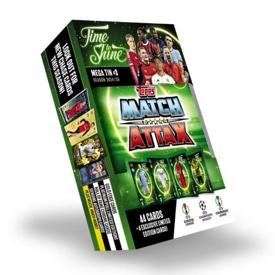 2024/25 Topps Match Attax UEFA Champions League Trading Cards | Mega Tin