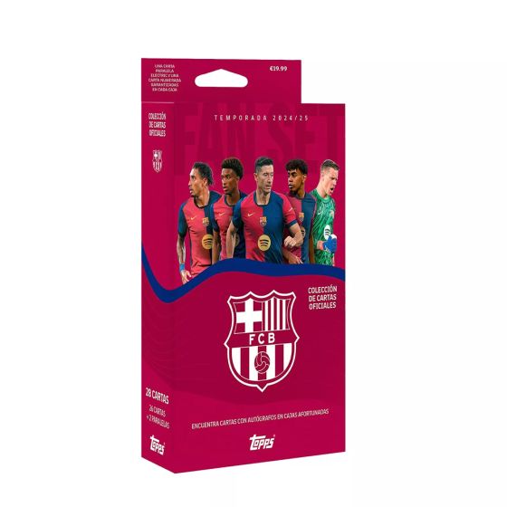 2024-25 Topps FC Barcelona Fan Set (28 Cards)