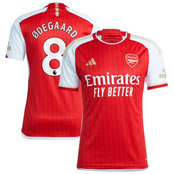 adidas Arsenal FC 2023/24 Men's Replica Home Jersey ODEGAARD 8