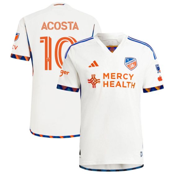 adidas FC Cincinnati 2024/25 Men's Away Jersey ACOSTA 10