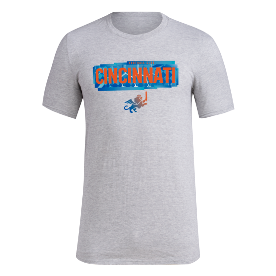 adidas FC Cincinnati Men's Local Pop Pregame Tee