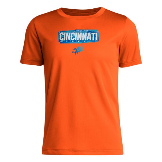 adidas FC Cincinnati Youth Local Pop Pregame Tee