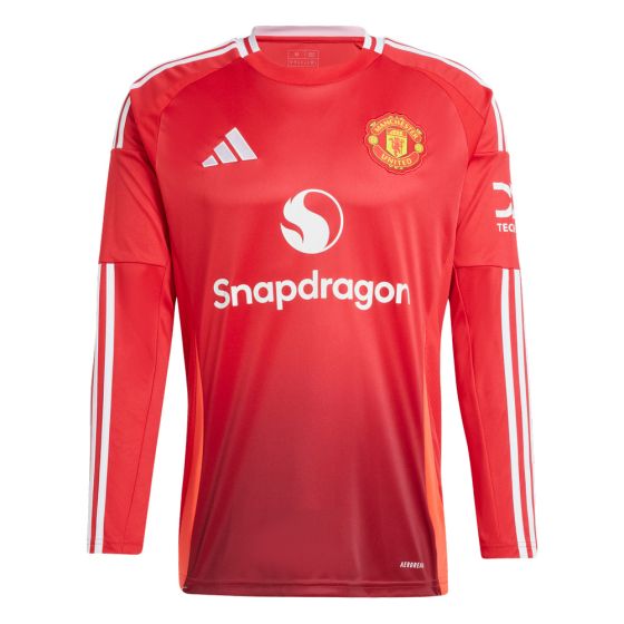 adidas Manchester United 2024/25 Men's Home Long Sleeve Jersey