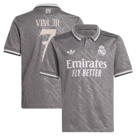 adidas Real Madrid CF 2024/25 Youth Third Jersey VINI JR 7