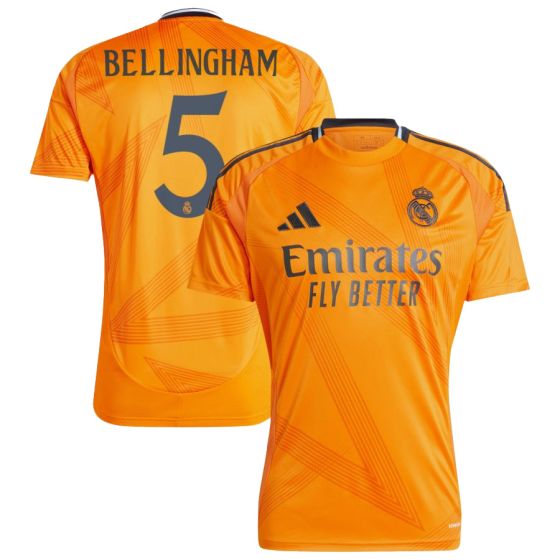 adidas Real Madrid 2024/25 Men's Away Jersey BELLINGHAM