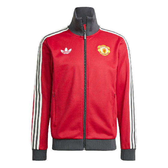 adidas Manchester United FC Men's Beckenbauer Track Jacket