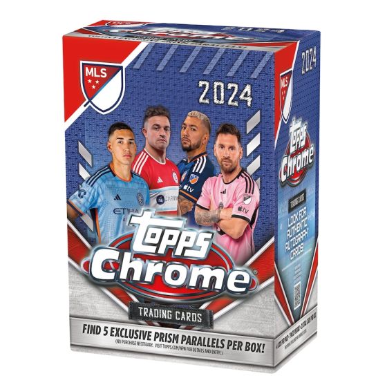 Topps 2024 MLS Chrome Trading Cards 8/Pack