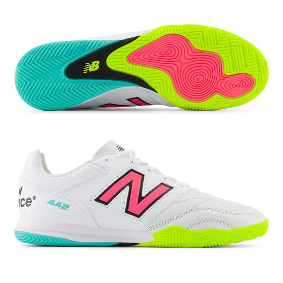 New Balance 442 Pro IN V2 Soccer Shoes (2E Width) | Hi-Lite Pack