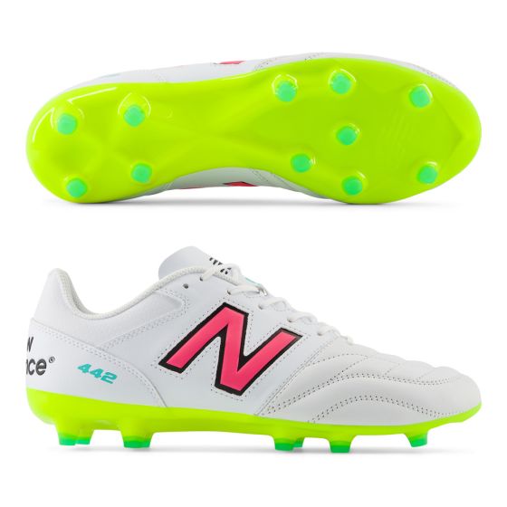 New Balance 442 Team FG V2 Soccer Cleats (2E Width) | Hi-Lite Pack