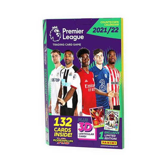 Panini Adrenalyn XL Premier League 2021/22 Countdown Calendar (Binder, Game Guide and 132 Cards)