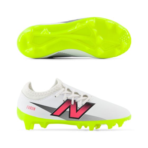 New Balance Furon Dispatch V7+ FG Junior  (Wide) Soccer Cleats | Hi-Lite Pack