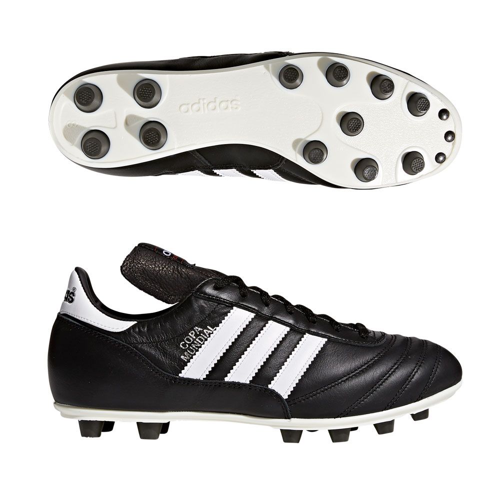 adidas Copa Mundial FG Soccer Cleats-Black/White | Soccer