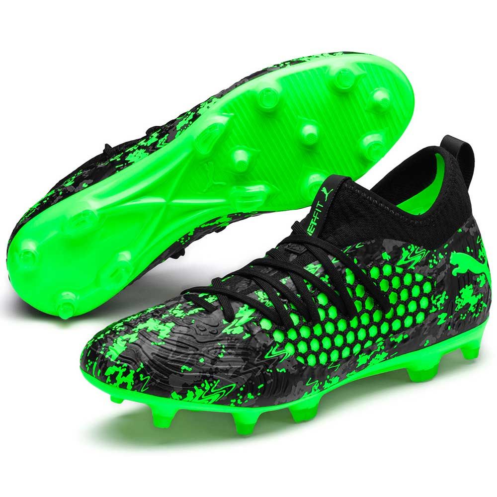 green puma cleats