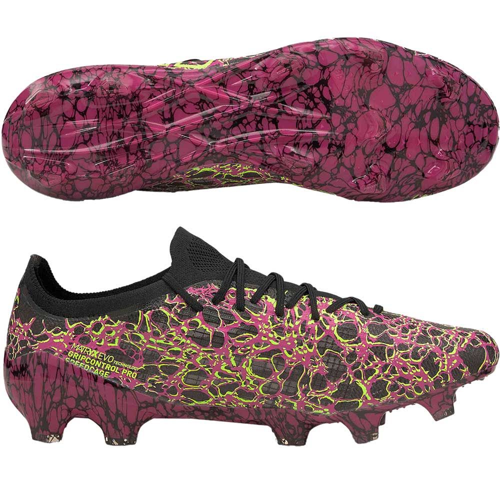 Black, Green & Pink FG Soccer Cleats