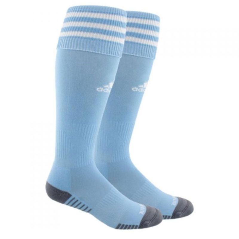 adidas Copa Zone Cushion IV Soccer Socks, Sky Blue/White