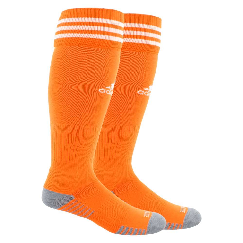adidas Copa Zone Cushion IV Soccer Socks | Orange/White | Soccer Village