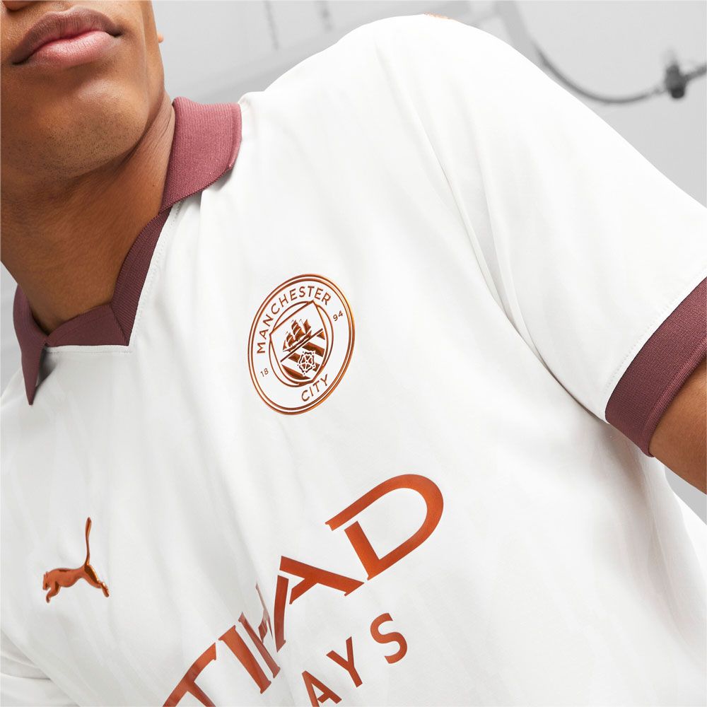 Puma Manchester City Authentic Away Shirt 2021-22 with Gündogan 8 Printing