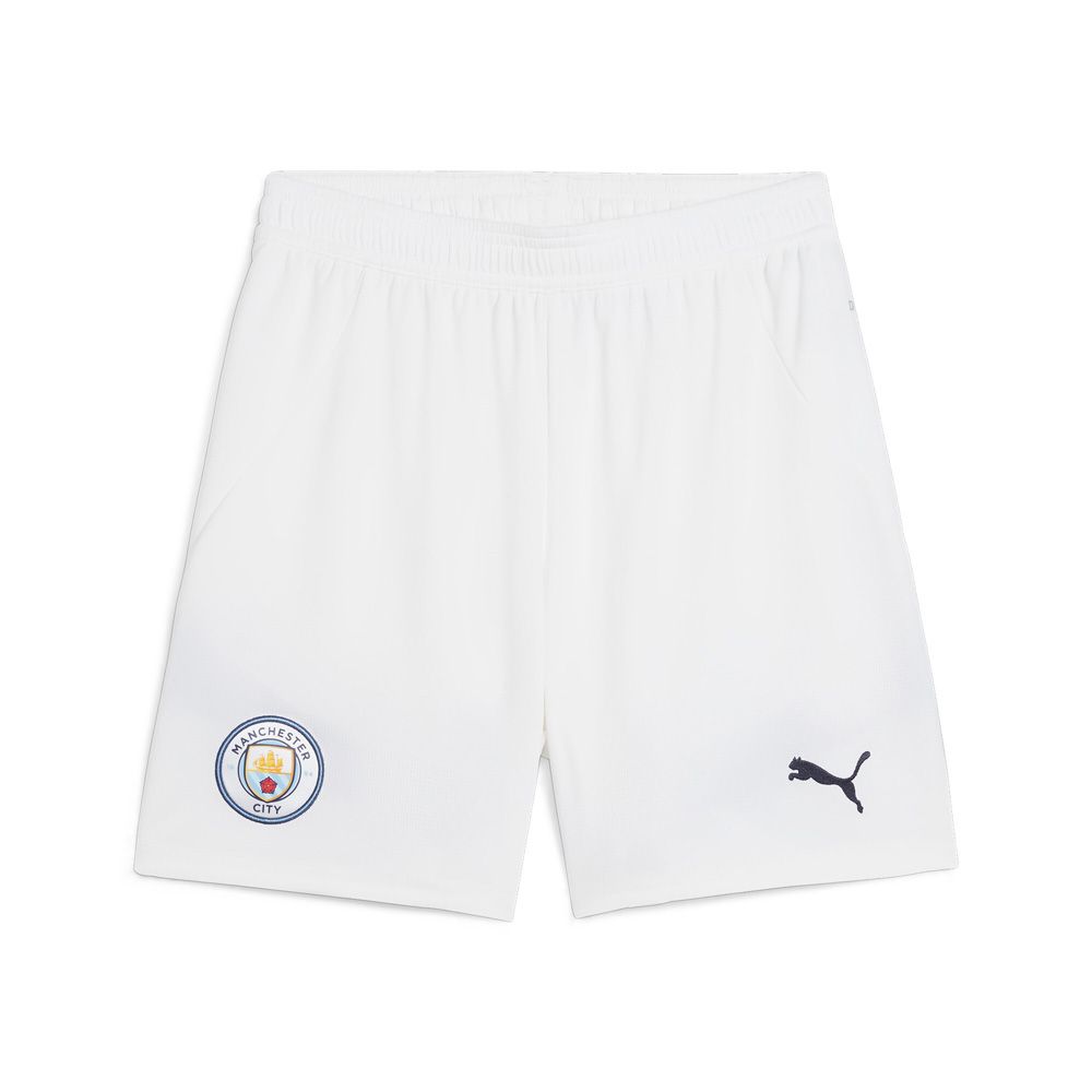 PUMA Manchester City 2024 25 Youth Home Short Soccer Village
