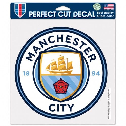 Manchester City Die Cut Decal 8 X 8 Soccer Village