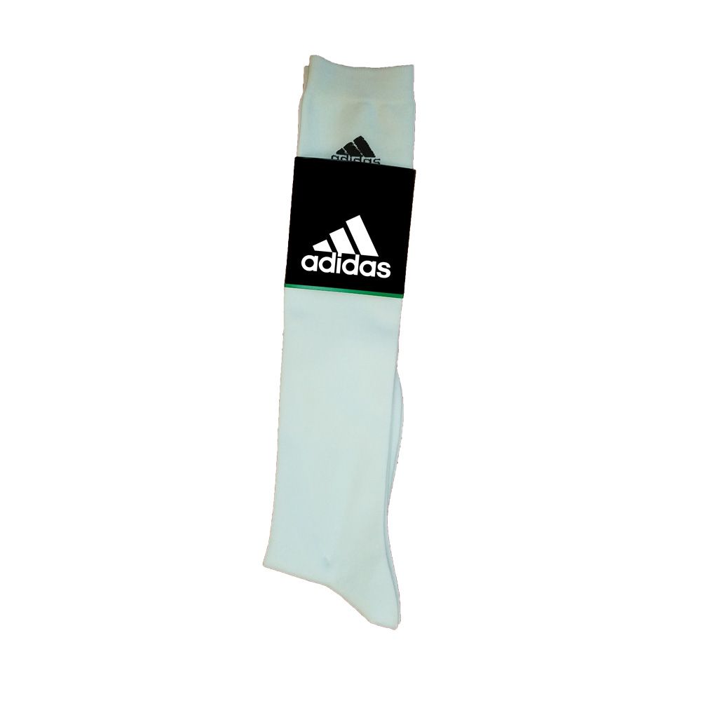adidas Climalite Liner Sock - adult size - white/black | Soccer Village