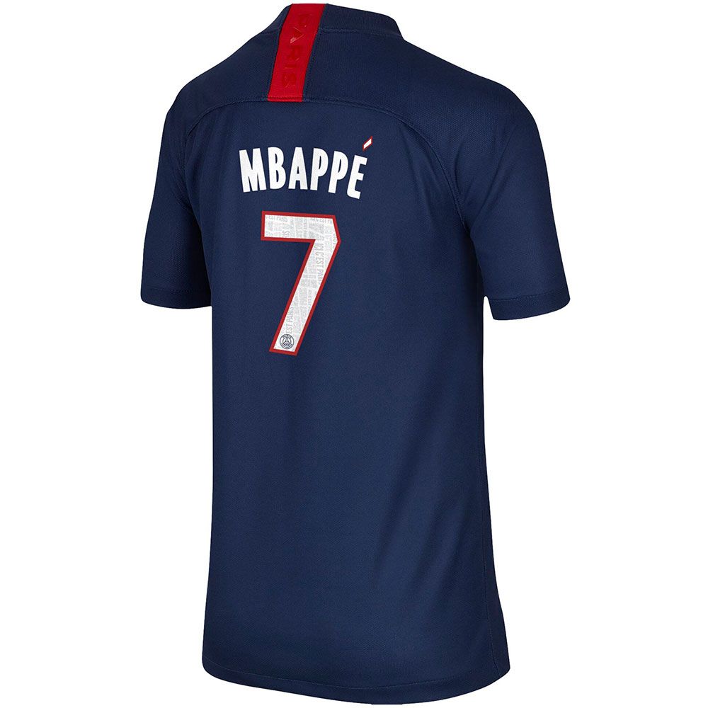 Nike PSG 2019 Youth Home Jersey MBAPPE 