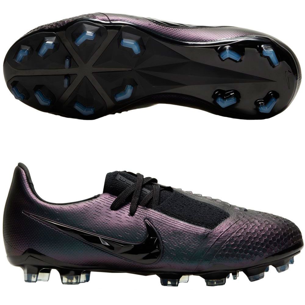 Nike Jr. Phantom Venom Elite FG Black Black Soccer Village