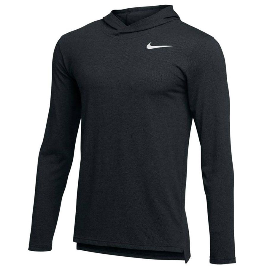 Nike LS Hooded Breathe Top - Black 