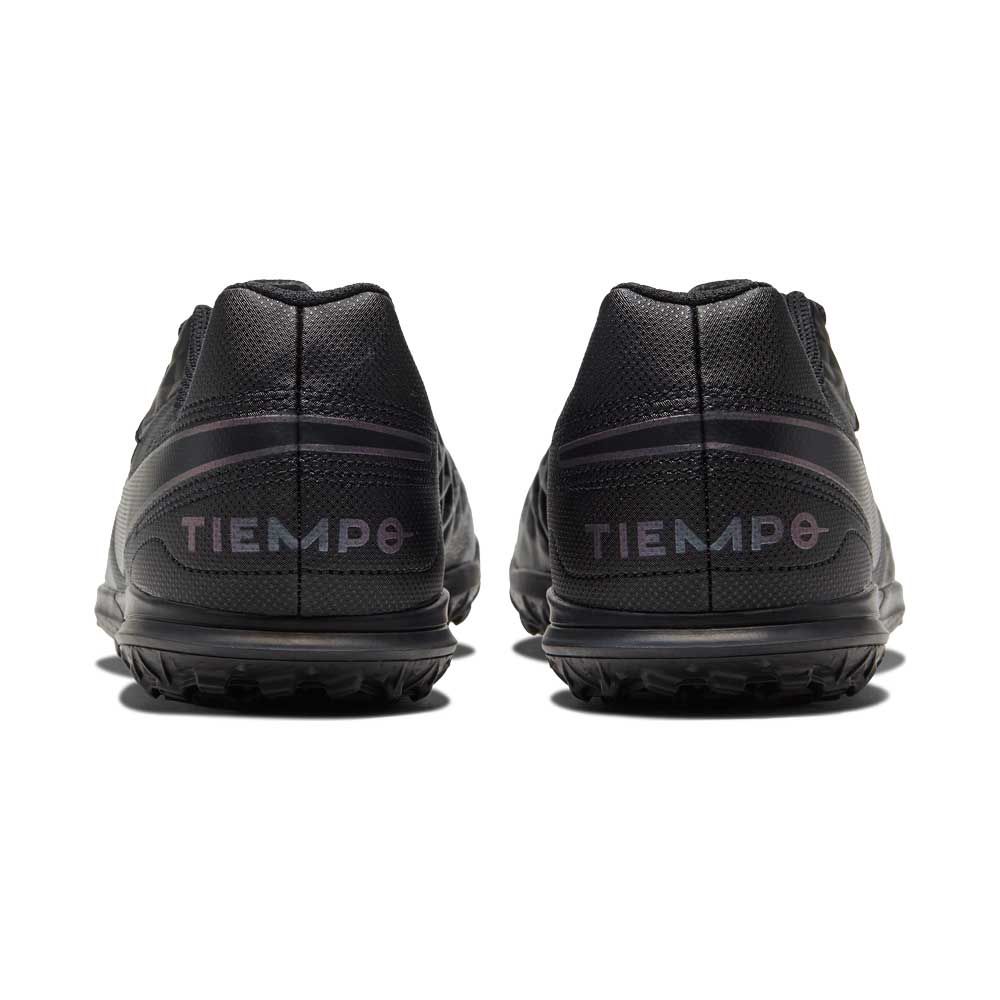 Nike Jr. Tiempo 8 Club TF-Black/Black | Soccer Village