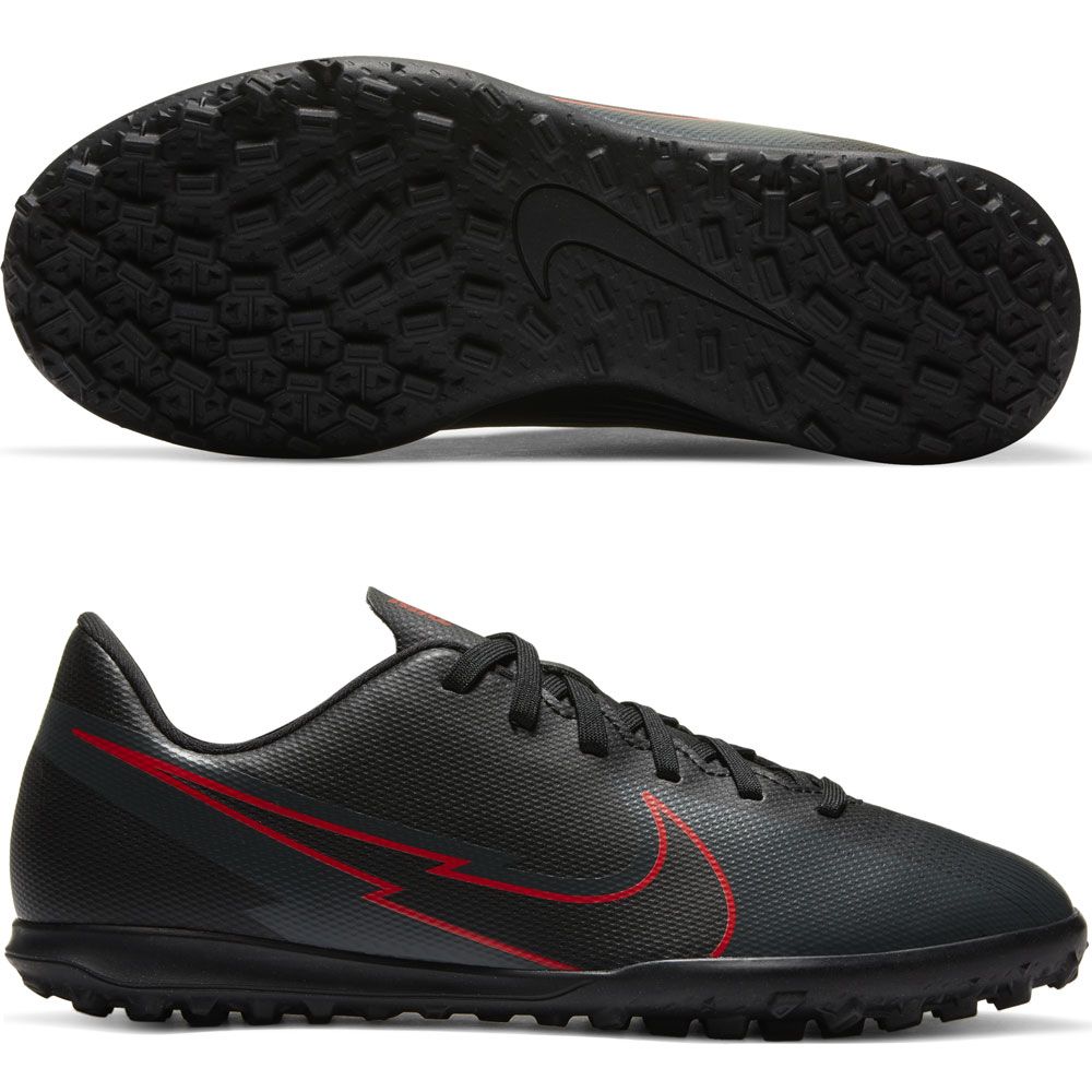 regen Reusachtig Concreet Nike Junior Mercurial Vapor 13 Club TF-Black/Dark Smoke Grey/Chile Red |  Soccer Village