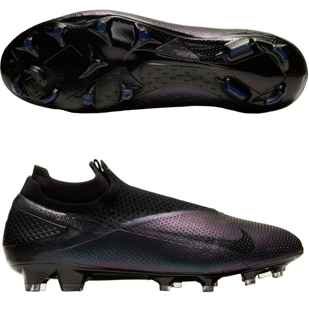 Nike Phantom Vision Elite Df Fg Soccer Cleats obsidian black .