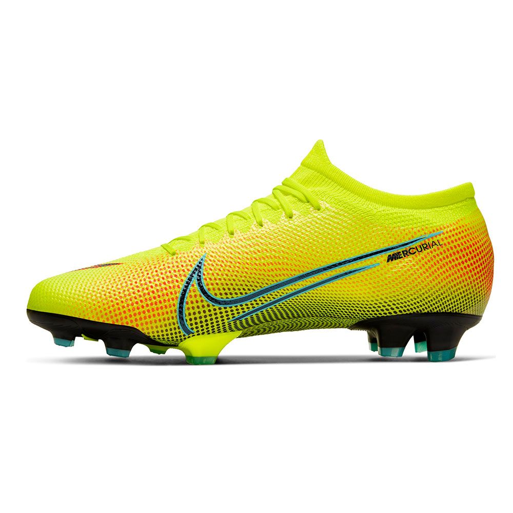 Nike Mercurial Vapor XIII 13 Pro FG Soccer Shoes, Size 6.5, Superfly, Yellow