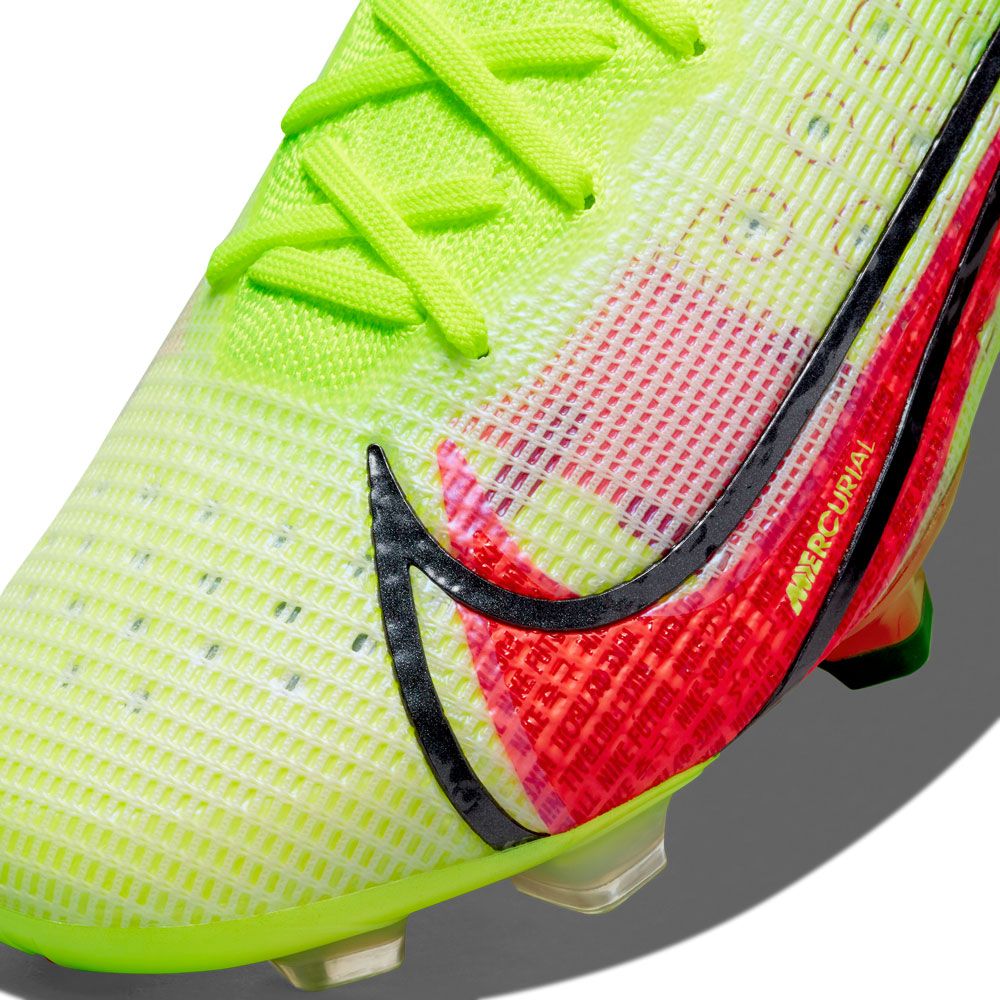 Nike Mercurial Vapor 14 Elite FG Volt Black Bright Crimson