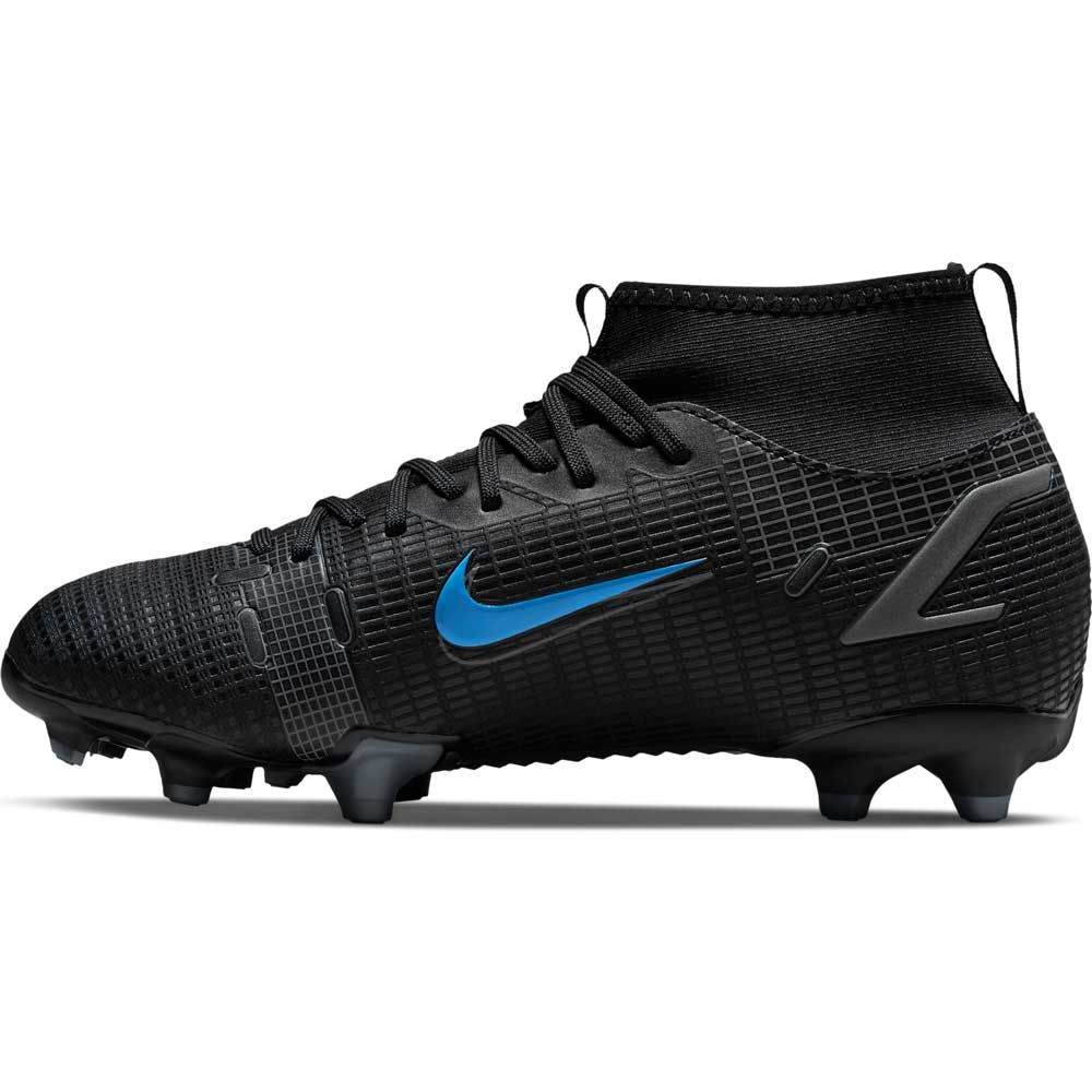 free shipping Nike Mercurial Vapor 14 Elite AG-PRO Black Iron Grey  University Blue