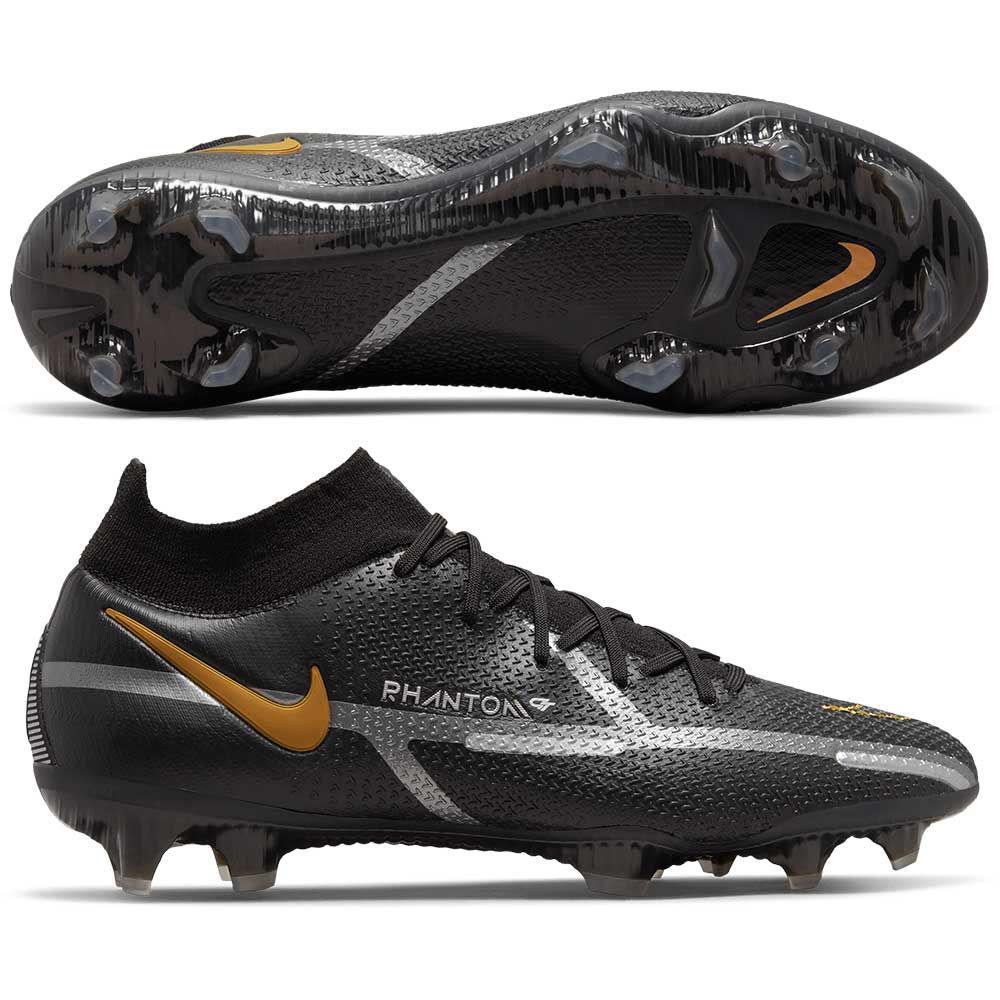 Black and gold cleats soccer clearance
