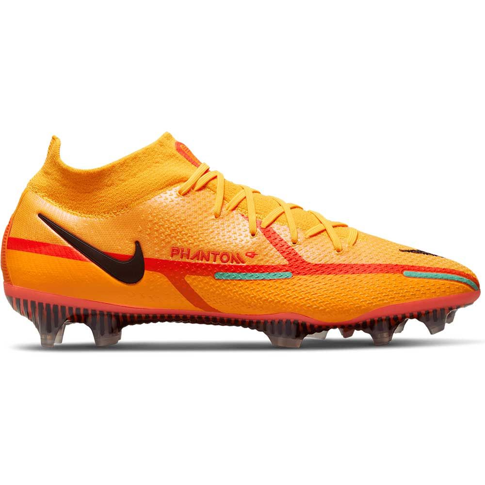 Nike Phantom Elite DF Firm Ground Cleats- Laser Orange/Black/Total Orange | Soccer