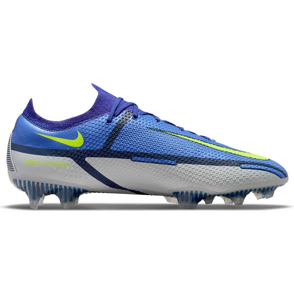 Nike Mercurial Vapor 14 Elite Firm Ground Cleats- Sapphire/ Volt