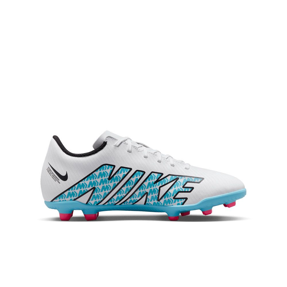 Nike Zoom Vapor 15 Elite FG (White/Baltic Blue-Pink Blast