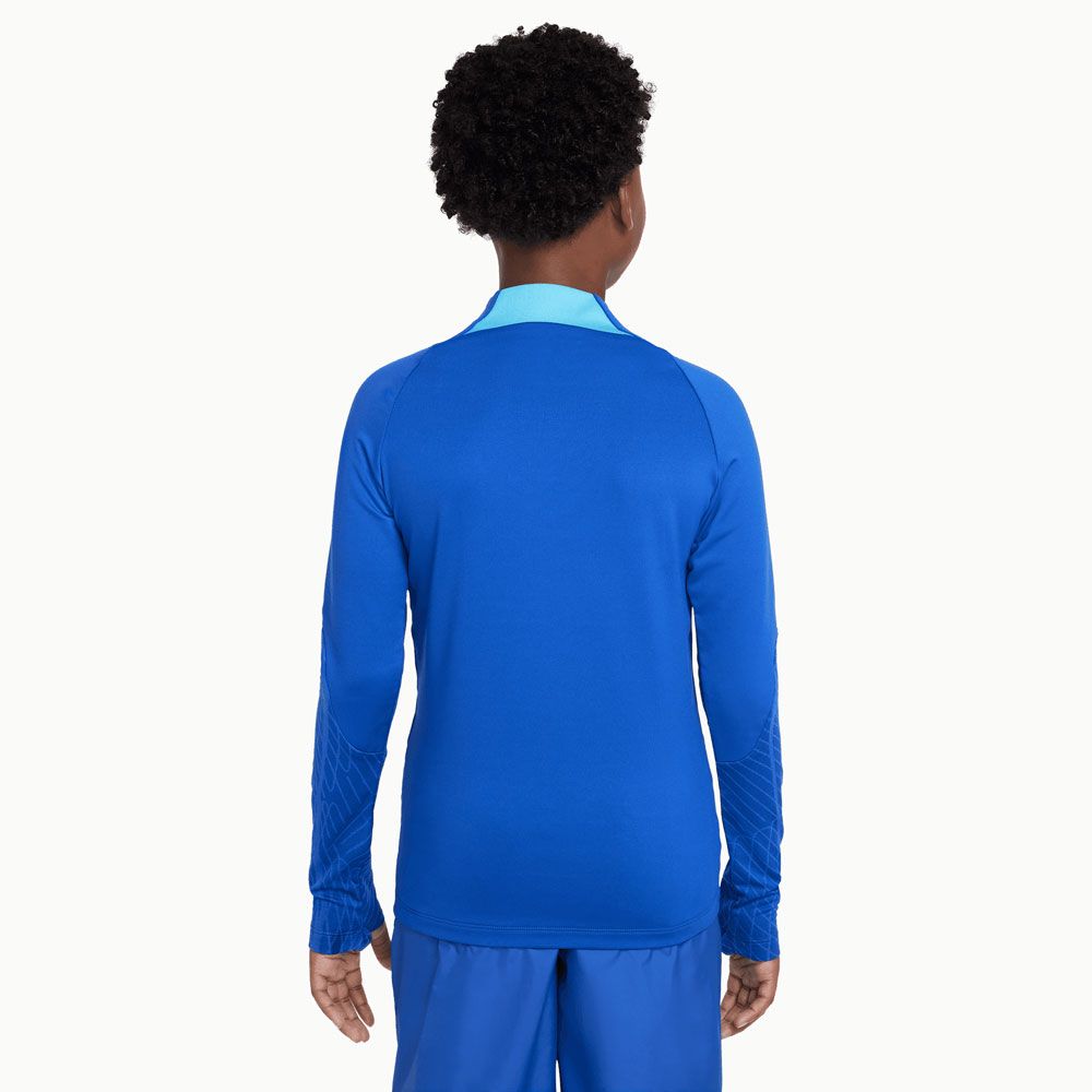 Nike Dri-Fit Strike Soccer Drill Top Long Sleeve Shirt Blue Volt CW5858  Large