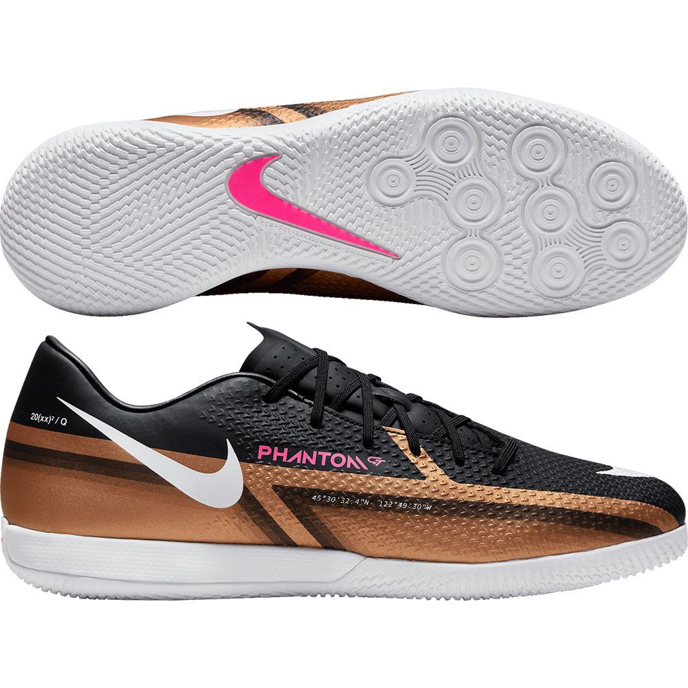 Nike Phantom GT2 Academy Q IC Indoor Soccer Shoes - MetallicCopper  DR5963-810 – Soccer Zone USA