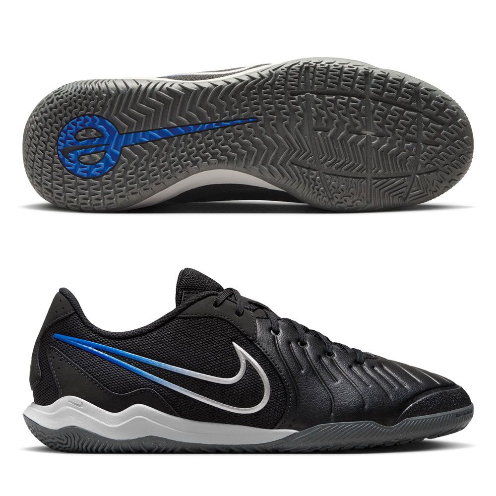 Nike Tiempo Legend 10 Academy IC Soccer Shoes | Black Pack | Soccer Village