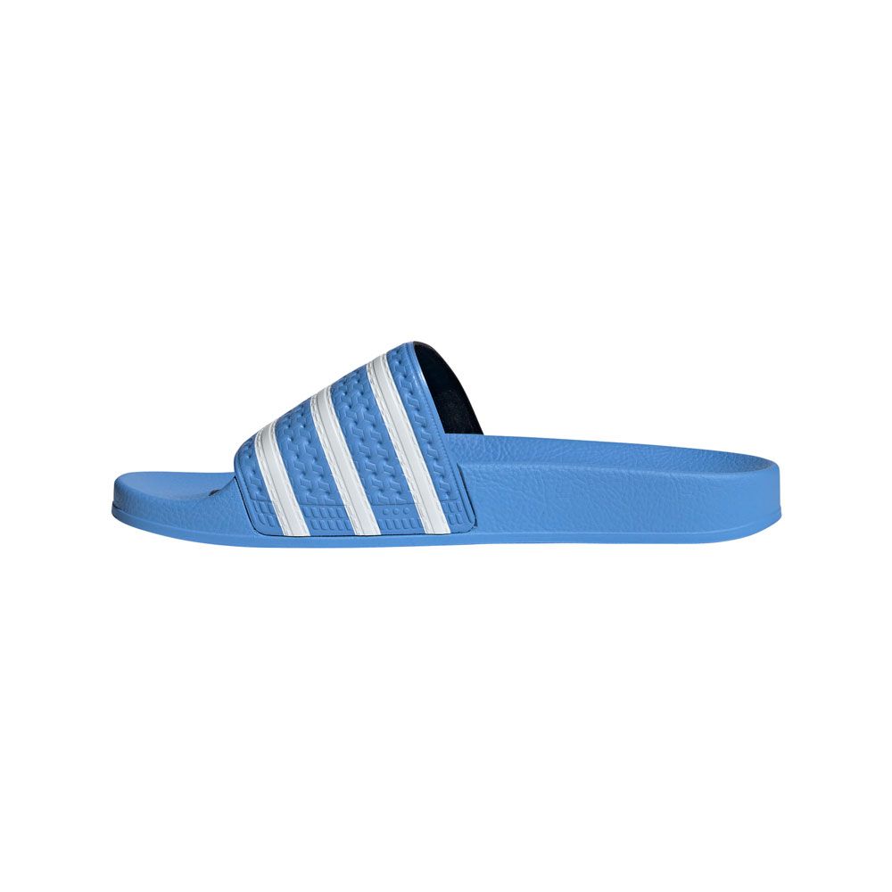 White Real adidas - Blue/Footwear Soccer Village Adilette |