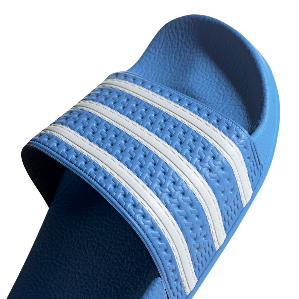 adidas Blue/Footwear Village White Soccer | Real Adilette -