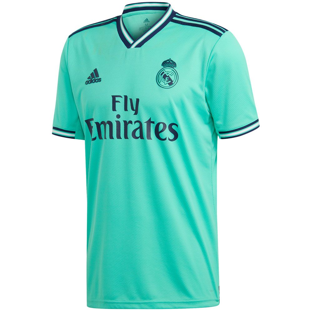 Fraude Lucky krab adidas Real Madrid 2019 Third Jersey - Hi-Res Green/Night Indigo | Soccer  Village