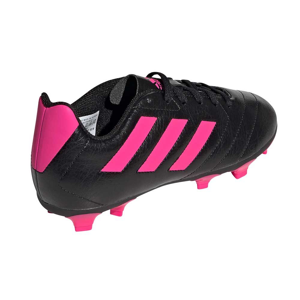 adidas Junior Goletto VII FG-Black/Shock Pink | Soccer Village